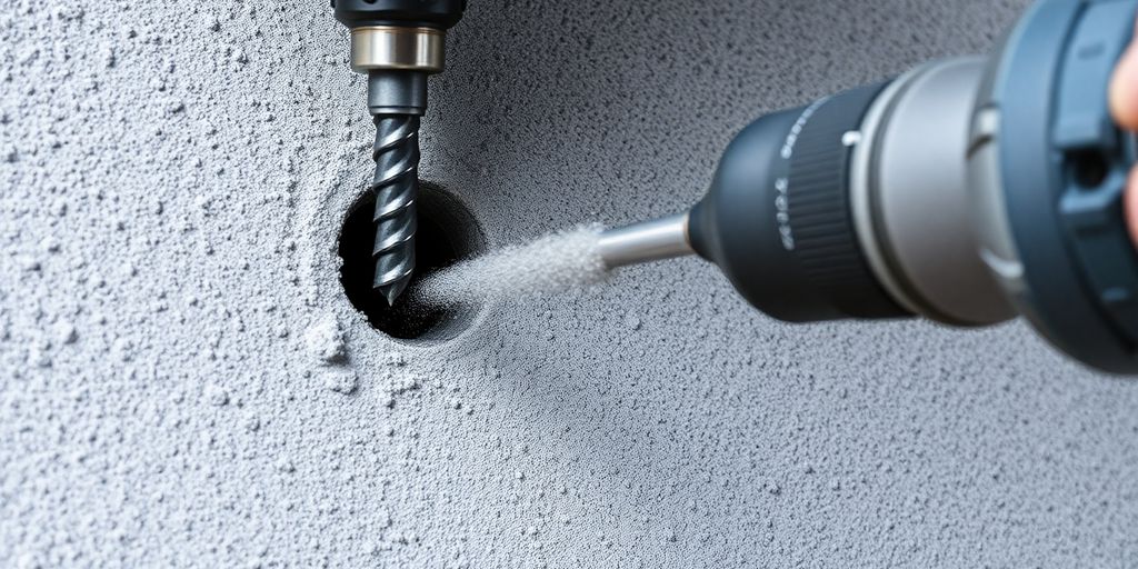 Precisie betonboren: een perfecte, strakke opening in de muur.